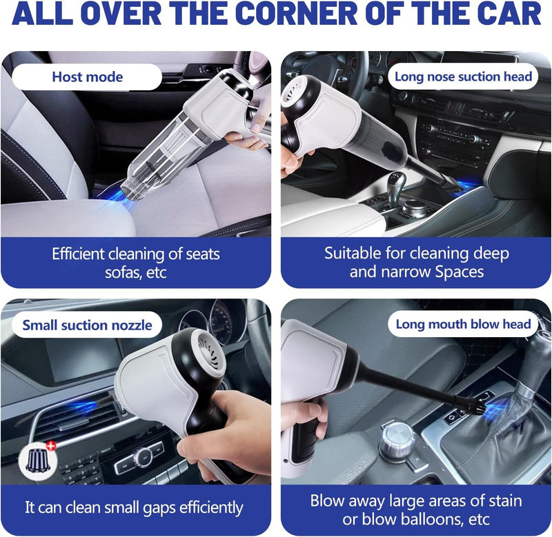 Revolutionary 3-in-1 Cordless Mini Vacuum