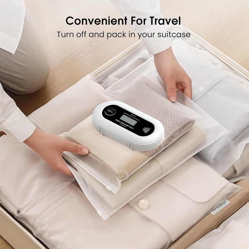 Carbon Monoxide Detector – 10-Year Battery CO Alarm with LCD