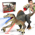 Remote Control Dinosaur Toy – Rechargeable Spinosaurus with Lights & Spray Mist