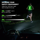 Reflective Running Vest Gear - Rechargeable & High Visibility for Cycling Walking
