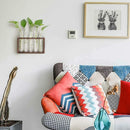 Wall-Mounted Glass Planter – Test Tube Vase with Wooden Stand for Hydroponic Plants