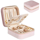 Velvet Jewellery Travel Box – Portable Organiser