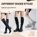 Ribbed Knitted Leg Warmers for Women – Cozy Crochet Ankle Sleeves