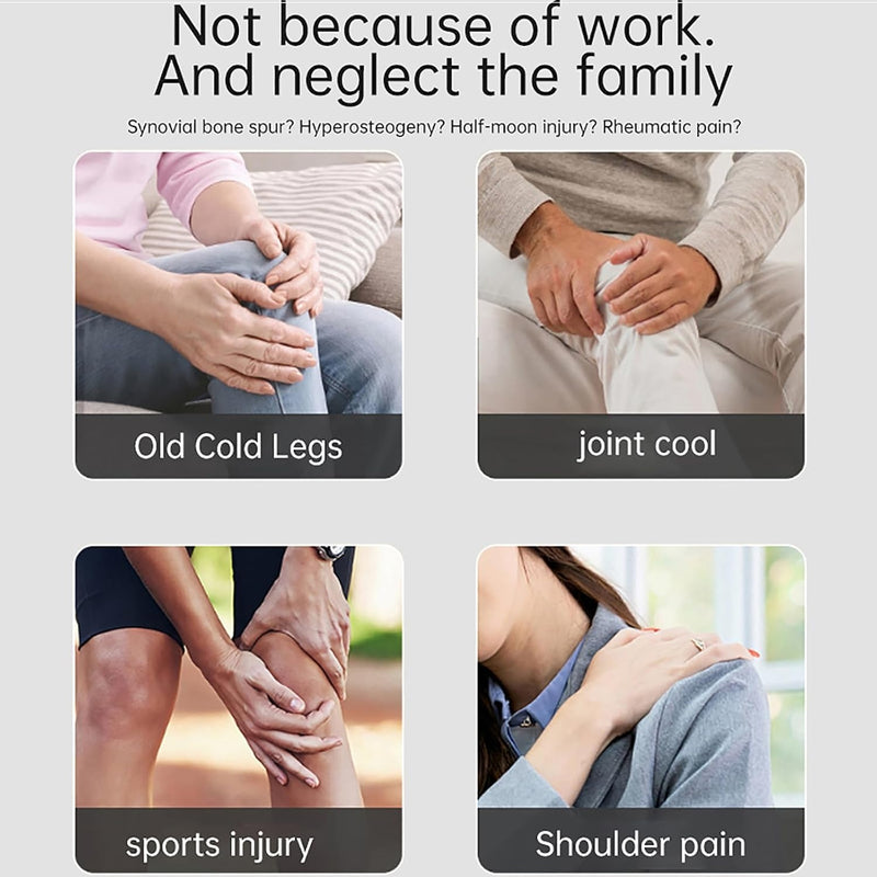 Cordless Heated Knee Massager – Rechargeable Knee Wrap for Arthritis & Pain Relief