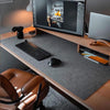 Extra Large Felt Desk Mat – 100x40cm Pad Protector for Office Keyboard & Mouse