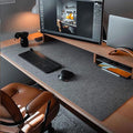 Extra Large Felt Desk Mat – 100x40cm Pad Protector for Office Keyboard & Mouse