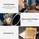 Japanese Style Ceramic Handle Tea Set