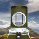 Military Lensatic Compass – Waterproof Hiking Survival Tool