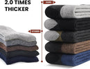 Merino Wool Socks – Premium Thermal Crew Socks Thick Insulated Winter Socks