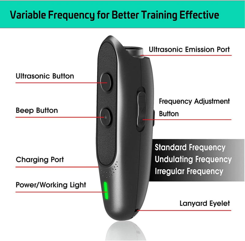 Ultrasonic Dog Bark Stopper – Anti Barking Device with Safe Pet Repellent Sound