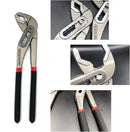 Adjustable Water Pump Pliers 12 Inch – Tongue & Groove Nickel-Plated with Non-Slip Handle