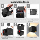 Waterproof Wall Light – Adjustable Angle for Indoor & Outdoor Use