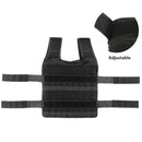 Adjustable Weighted Vest – Fitness Training Gear for Running & Workouts Lightweight Vest 8 to 30 kg Capacity