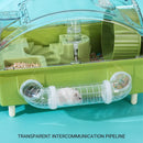 Luxury Acrylic Hamster Cage – Oversized Villa with Accessories Exercise Wheel & Tubes