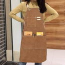 Heavy Duty Work Apron – Waterproof Canvas with Tool Pockets