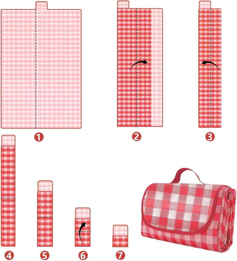Waterproof Oxford Picnic Blanket – Thickened Foldable & Portable