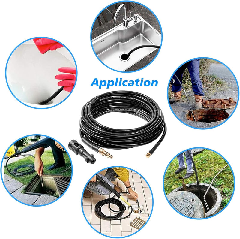 High Pressure Washer and Drain Hose Pipe and For Karcher Pressure Cleaner