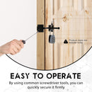 Self-Locking Gate Latch – Durable Fence & Door Hinge Latch for Wood or Garden Gates