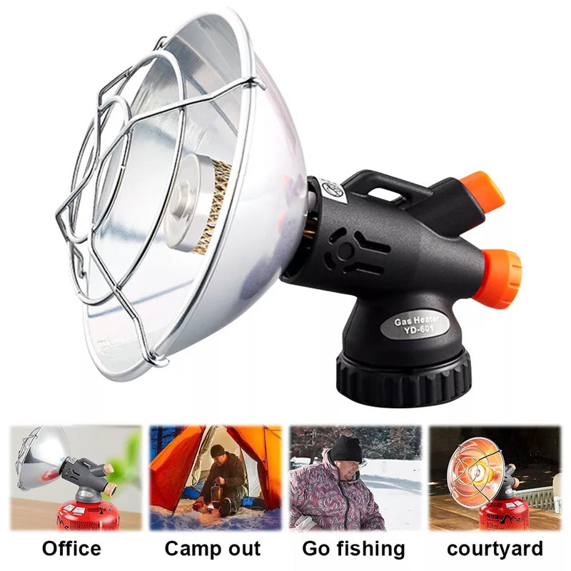 Portable Propane Camping Heater – Mini Outdoor Gas Heater with Protective Mesh