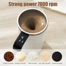 Auto Stirring Coffee Mug – 400ml Rechargeable Stainless Steel Cup