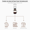 Coffee & Espresso Maker – Smooth Rich Coffee Without Bitterness – Brews 1-3 Cups