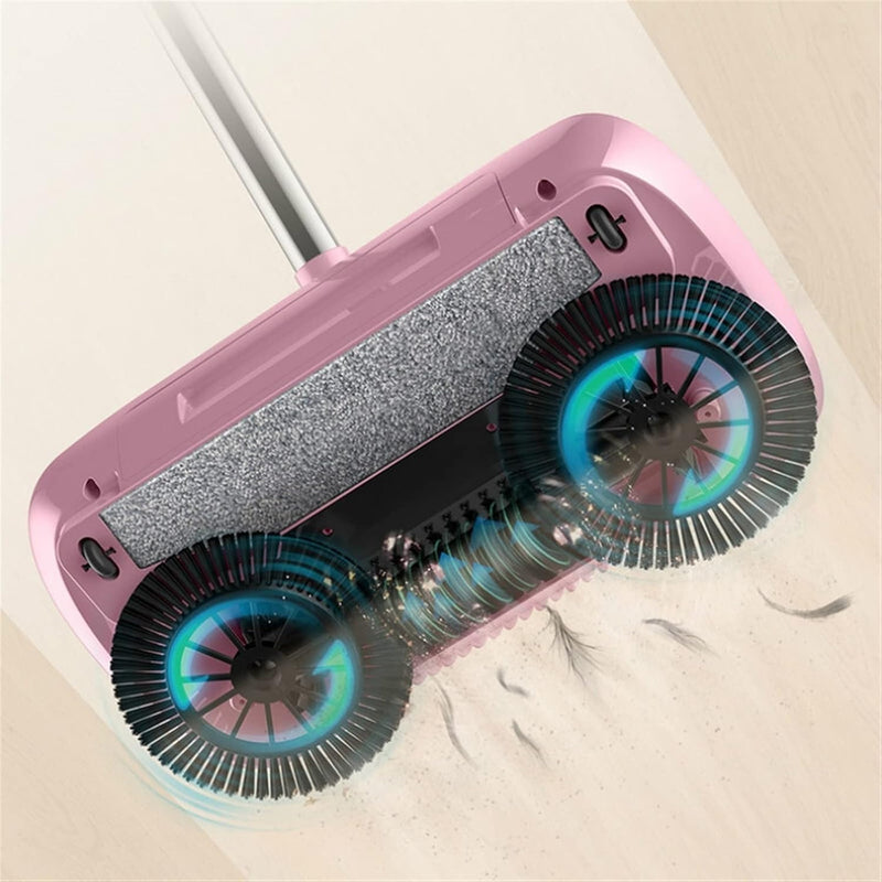3-in-1 Hand Push Sweeper – Rotating Floor Mop & Duster for Home and Kitchen