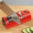 Electric Knife Sharpener – Rechargeable Portable Sharpening Tool with Whetstone