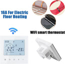 Smart WiFi Thermostat – 16A Touchscreen Controller for Floor Heating Works with App Control
