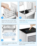 Compact Air Conditioner – Portable Cooler with Touch Control & 3 Speeds