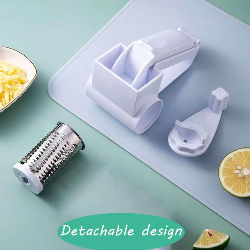 Rotary Cheese Grater – Hand-Crank Shredder for Cheese and Veggies
