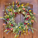 Artificial Door Wreath - Outdoor Flowers