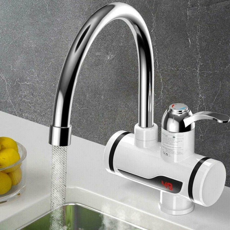 Instant Hot Water Faucet – 3-Second Fast Water Heater with 360° Rotation & LED Display