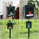 Ultrasonic Cat Repeller Outdoor – Motion Sensor Waterproof and Battery-Powered