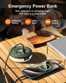 4-in-1 Portable Camping Light – Retractable Waterproof and Dual Lights – 10 Meter