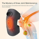 Cordless Heated Knee Massager – Rechargeable Knee Wrap for Arthritis & Pain Relief
