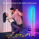 Smart LED Corner Floor Lamp – 122cm RGB Dimmable Modern Light with Remote & App Control