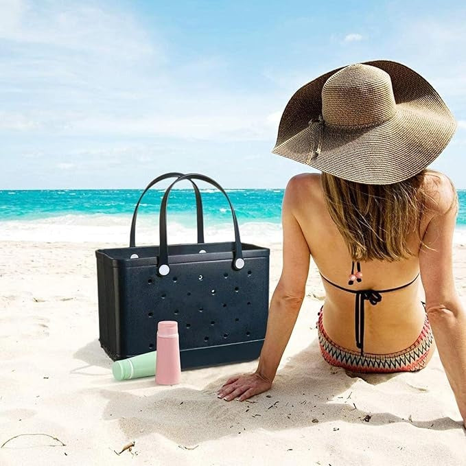 Rubber Tote Beach Bag – Travel Bag for Pool & Boat
