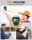 5-in-1 Stud Finder Wall Scanner - LCD Display - AC Wire & Metal Detector
