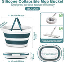 Multi Purpose Laundry Basket – 16L Large Collapsible Rectangular Bucket with Handle