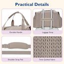Large Capacity Baby Diaper Bag – Travel Tote with Pacifier Pouch & Changing Bag