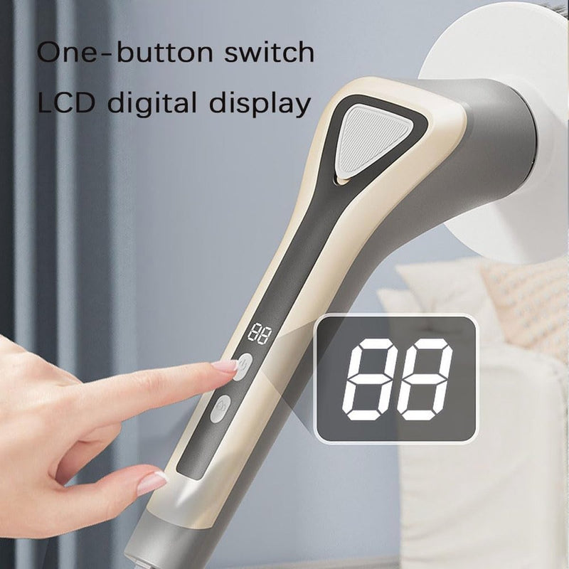 Cordless Electric Spin Scrubber – Waterproof Power Scrubber Beush with 2600mAh Battery