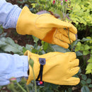 Leather Gardening Gloves – Thornproof Heavy Duty Work Gloves for Men & Women