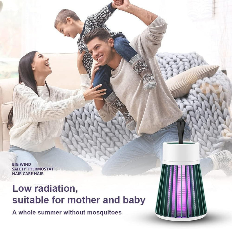 Rechargeable UV Mosquito Zapper - Portable Fly Repellent for Indoor & Outdoor Use
