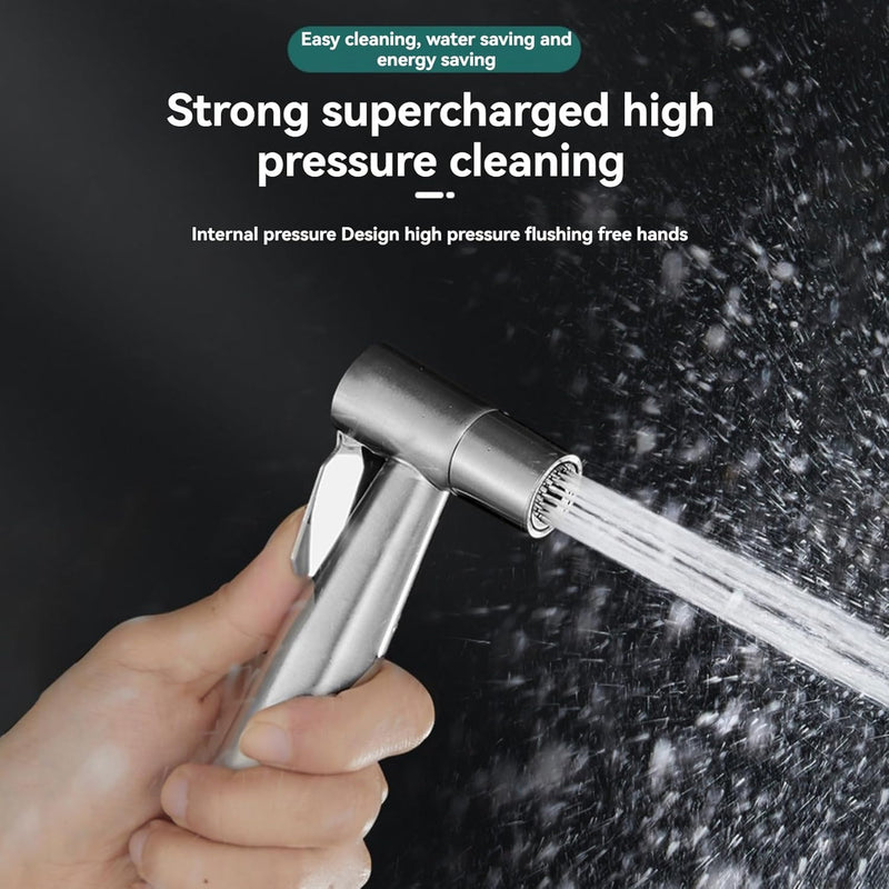 Handheld Bidet Sprayer – Stainless Steel Toilet Spray for Hygiene & Cleaning