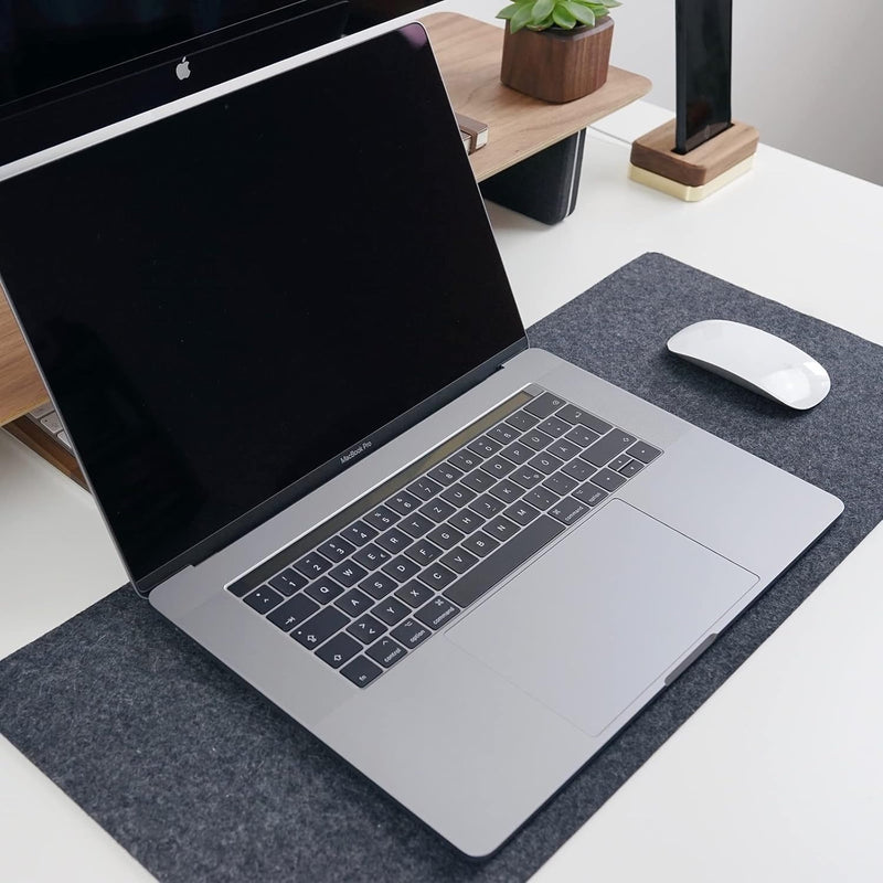 Extra Large Felt Desk Mat – 100x40cm Pad Protector for Office Keyboard & Mouse