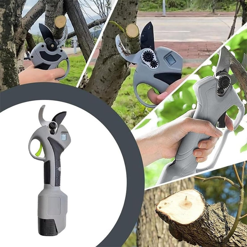 Electric Garden Pruning Shears – Brushless Cordless Secateurs with Battery & Charger