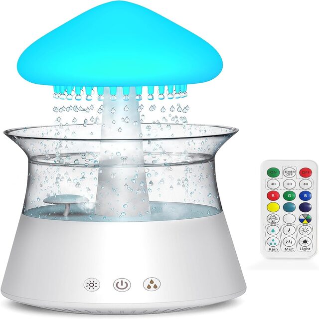 Cloud-Shaped Humidifier with Remote Control – Cool Mist Air Diffuser