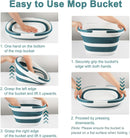Multi Purpose Laundry Basket – 16L Large Collapsible Rectangular Bucket with Handle