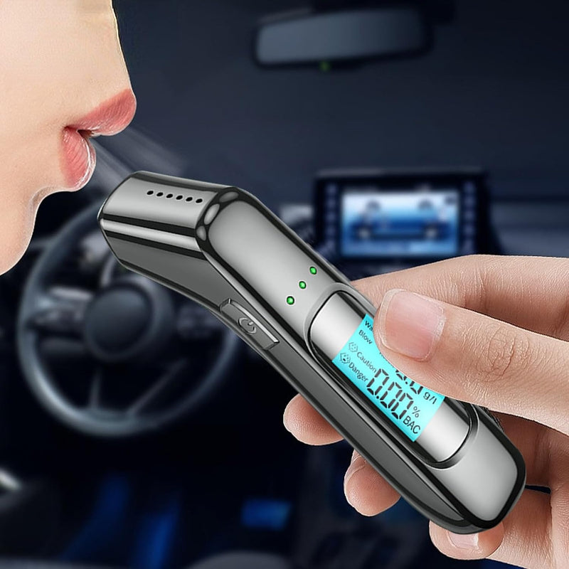 Portable Alcohol Breathalyzer – Professional Accuracy with HD Display & Smart Chip Technology