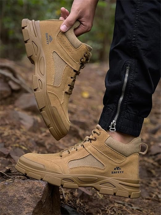 Men’s Winter Safety Shoes – Steel Toe Anti-Smash & Puncture Insulated Work Boots